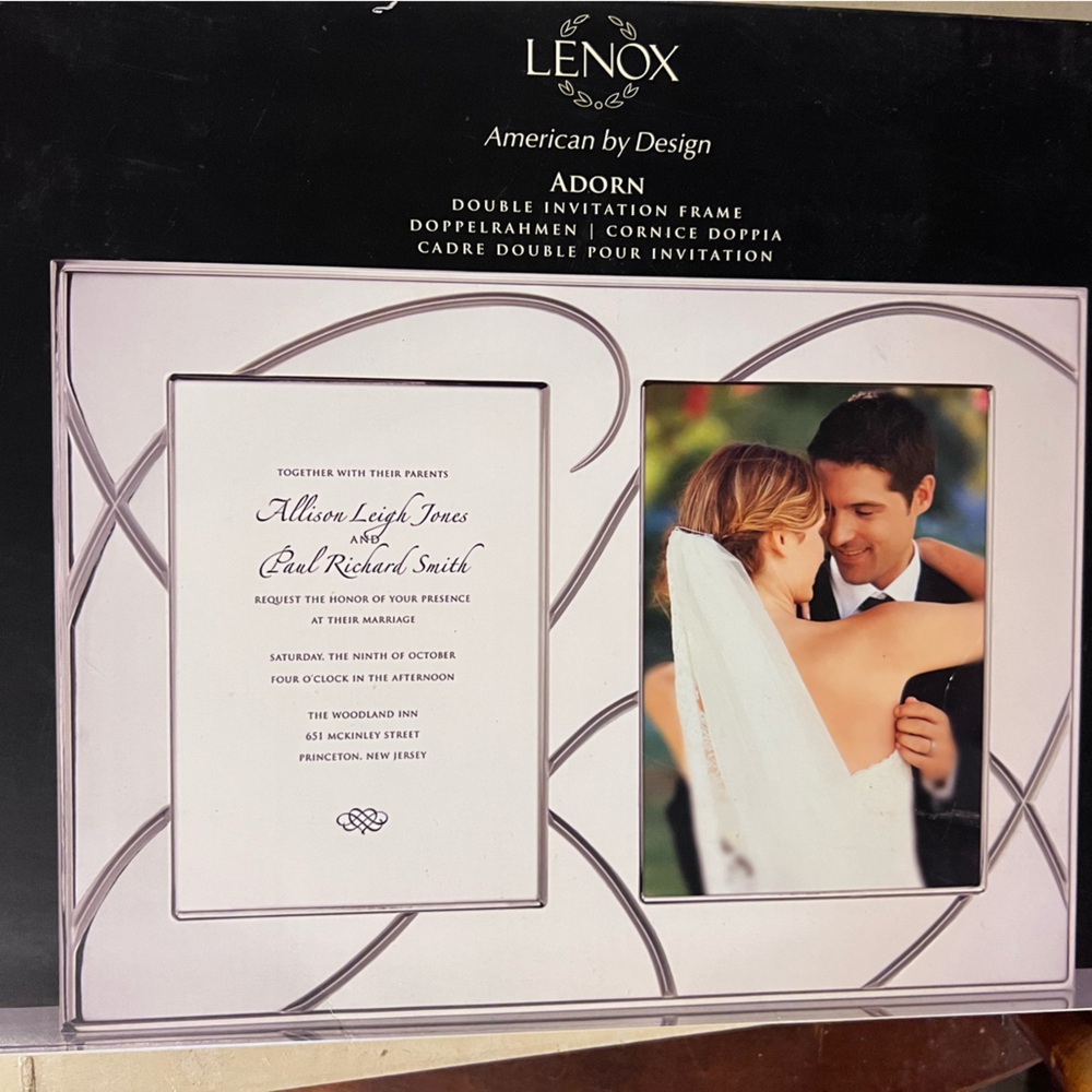 Lennox double picture frame